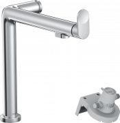 Смеситель для кухни Hansgrohe Aqittura M91 FilterSystem 240 однорычажный хром 76804000