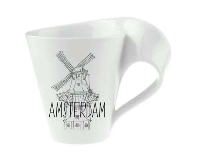 Кружка Villeroy & Boch Modern Cities Amszterdam 300 мл премиум фарфор белый 10-1628-5104