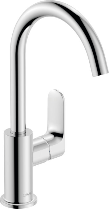 Змішувач для раковини Hansgrohe Rebris S одноважільний зі зливним гарнітуром хром 72536000