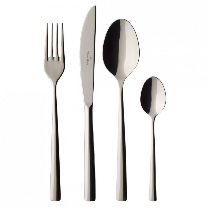 Набір столових приладів Villeroy & Boch Piemont на 1 персону 4 предмети нержавіюча сталь 12-6264-9003