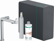 Смеситель для кухни Hansgrohe Aqittura M91 SodaSystem 240 однорычажный стартовый набор хром 76810000