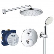 Душова система прихованого монтажу Grohe Grohtherm з верхнім душем Tempesta 250 хром UA26416SC0