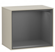 Стелаж для ванної Villeroy & Boch Finion 41,8х35,6х27 см МДФ пісок матовий лак/антрацит матовий лак FD10GKHH