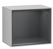 Стелаж для ванної Villeroy & Boch Finion 41,8х35,6х27 см МДФ світло-сірий матовий лак/темно-синій матовий лак FD10HGGJ