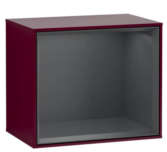 Стеллаж для ванной Villeroy & Boch Finion 41,8х35,6х27 см МДФ пион матовый лак/темно-синий матовый лак FD10HGHB