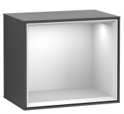 Стелаж для ванної Villeroy & Boch Finion 41,8х35,6х27 см МДФ темно-синій матовий лак/білий матовий лак FD10MTHG