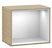 Стеллаж для ванной Villeroy & Boch Finion 41,8х35,6х27 см ДСП шпон дуба/белый матовый лак FD10MTPC