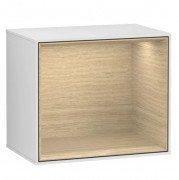 Стелаж для ванної Villeroy & Boch Finion 41,8х35,6х27 см МДФ білий матовий лак/шпон дуба FD10PCMT