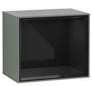 Стелаж для ванної Villeroy & Boch Finion 41,8х35,6х27 см МДФ оливковий матовий лак/глянцевий чорний лак FD10PHGM