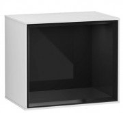 Стеллаж для ванной Villeroy & Boch Finion 41,8х35,6х27 см МДФ белый матовый лак/глянцевый черный лак FD10PHMT