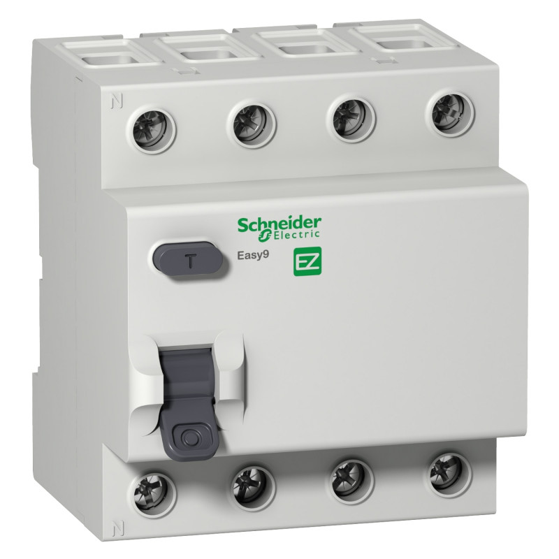 Вимикач диференціального струму Schneider Electric Easy9 40А 4P 100мА тип AC EZ9R54440