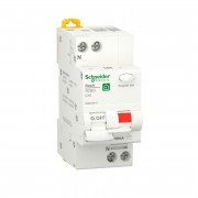 Диференціальний автоматичний вимикач Schneider Electric Resi9 10А 1P+N 6кA З 30мA тип AС R9D25610