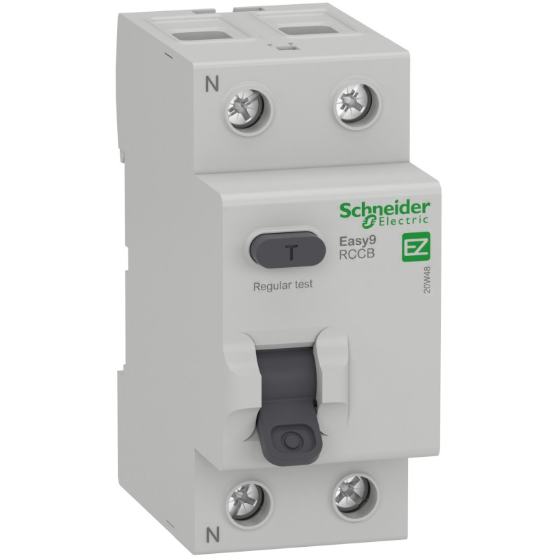 Выключатель дифференциального тока Schneider Electric Easy9 40А 2P 100мА тип AC EZ9R54240