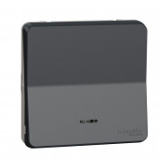 Механизм кнопочного выключателя Schneider Electric Mureva Styl с подсветкой IP55 антрацит MUR35127