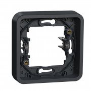 Рамка 1-постова Schneider Electric Mureva Styl з гвинтами IP55 антрацит MUR34108
