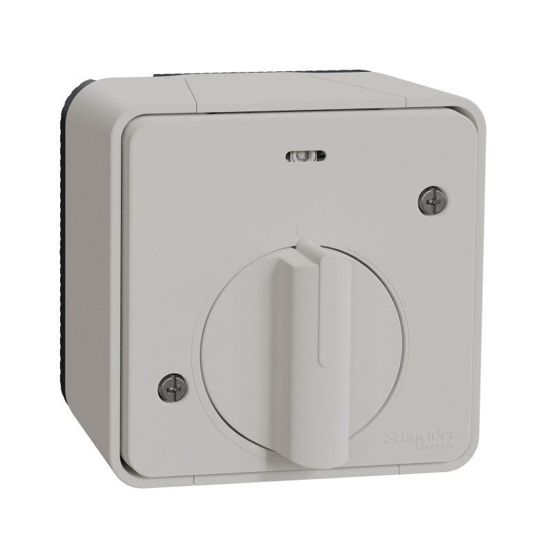 Вимикач із таймером Schneider Electric Mureva Styl IP55 білий MUR39067