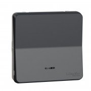 Механізм кнопкового вимикача Schneider Electric Mureva Styl з підсвічуванням IP55 антрацит MUR35127