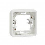 Рамка 1-постовая Schneider Electric Mureva Styl с винтами IP55 белый MUR39108