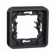 Рамка 1-постова Schneider Electric Mureva Styl з гвинтами IP55 антрацит MUR34108