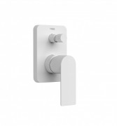 Смеситель для душа Tres Loft Colors (2 канала) встраиваемый однорычажный белый матовый 20018001BM