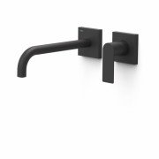 Змішувач для раковини Tres Loft Colors настінний одноважільний чорний матовий 20030002NM