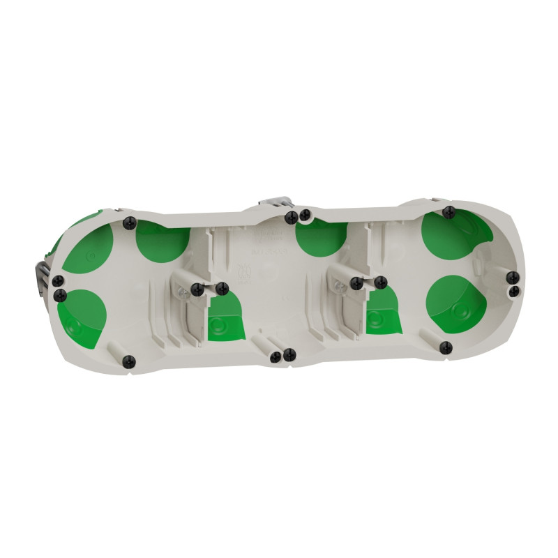 Электроустановочная коробка Schneider Electric Multifix 3-х местная 67x40 мм  IMT35031