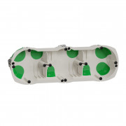 Электроустановочная коробка Schneider Electric Multifix 3-х местная 67x40 мм  IMT35031