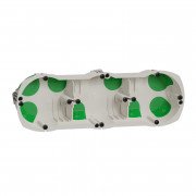 Електроустановна коробка Schneider Electric Multifix 3-місна 67x40 мм IMT35031