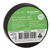 Ізолента Schneider Electric Thorsman 19 мм 20 м чорний 2420103