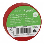 Изолента Schneider Electric Thorsman 19 мм 20 м красный 2420100