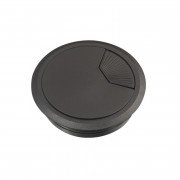 Кабельний громет Schneider Electric Unica New d80 мм чорний 2 шт INS61212