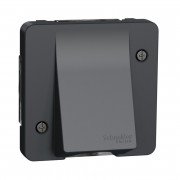 Механизм вывода кабеля Schneider Electric Mureva Styl IP55 антрацит MUR37931