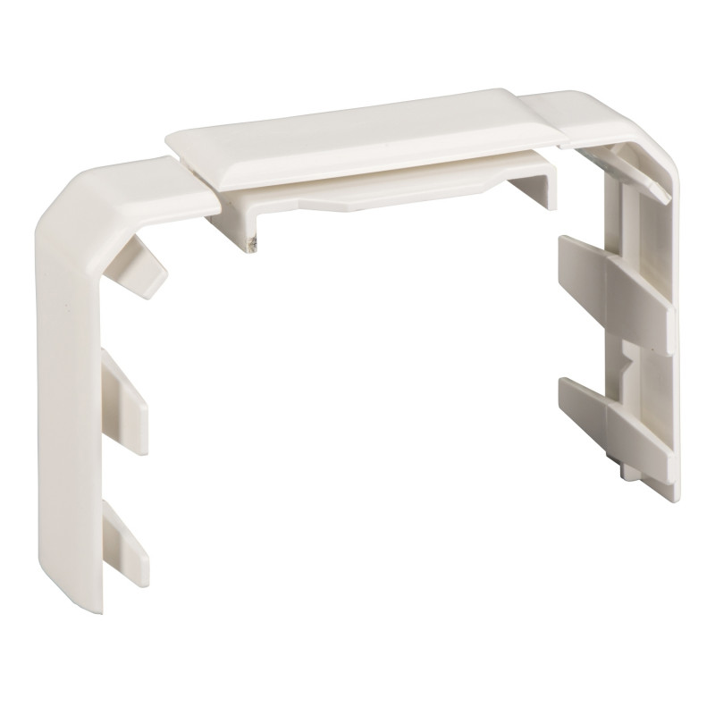 Накладка на стык для кабель-канала Schneider Electric Ultra 80х50 мм пластик белый ETK80570