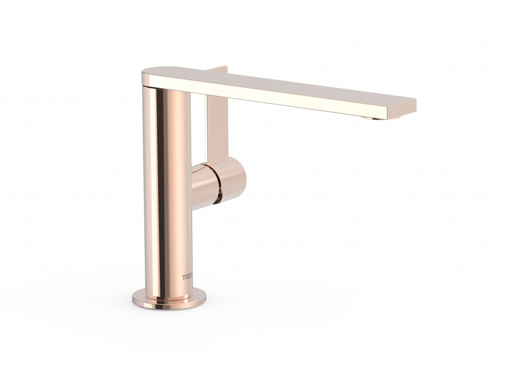 Смеситель для раковины Tres Project-Tres однорычажный розовое золото 21120501OP