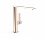 Смеситель для раковины Tres Project-Tres однорычажный розовое золото 21130501OP