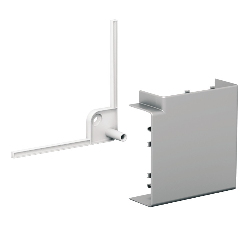 Угол плоский для кабель-канала Schneider Electric OptiLine 45 95х55 мм под алюминий ISM10253