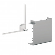 Кут плоский для кабелю-каналу Schneider Electric OptiLine 45 95х55 мм під алюміній ISM10253