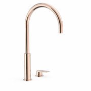 Смеситель для раковины Tres Project-Tres однорычажный консольный розовое золото 21110502OP