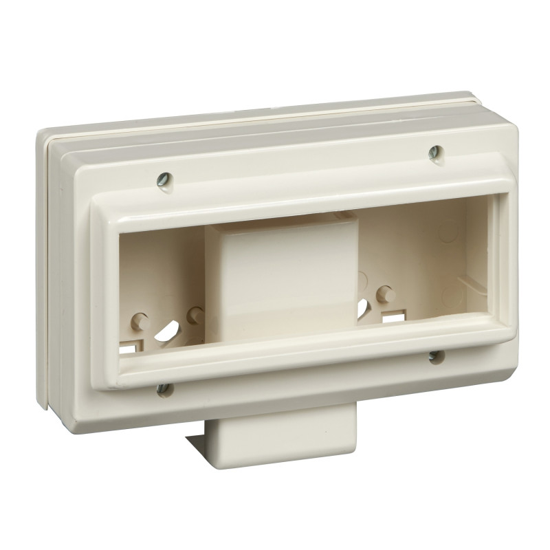 Коробка установочная под розетки Schneider Electric Ultra W45 3-модульная пластик белый ETK20597