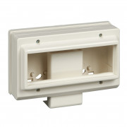 Коробка установочная под розетки Schneider Electric Ultra W45 3-модульная пластик белый ETK20597