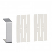 Накладка на стык для кабель-канала Schneider Electric OptiLine 45 140х55 мм под алюминий ISM10356