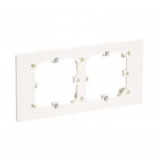 Супорт подвійний Schneider Electric Ultra пластик білий ETK10186