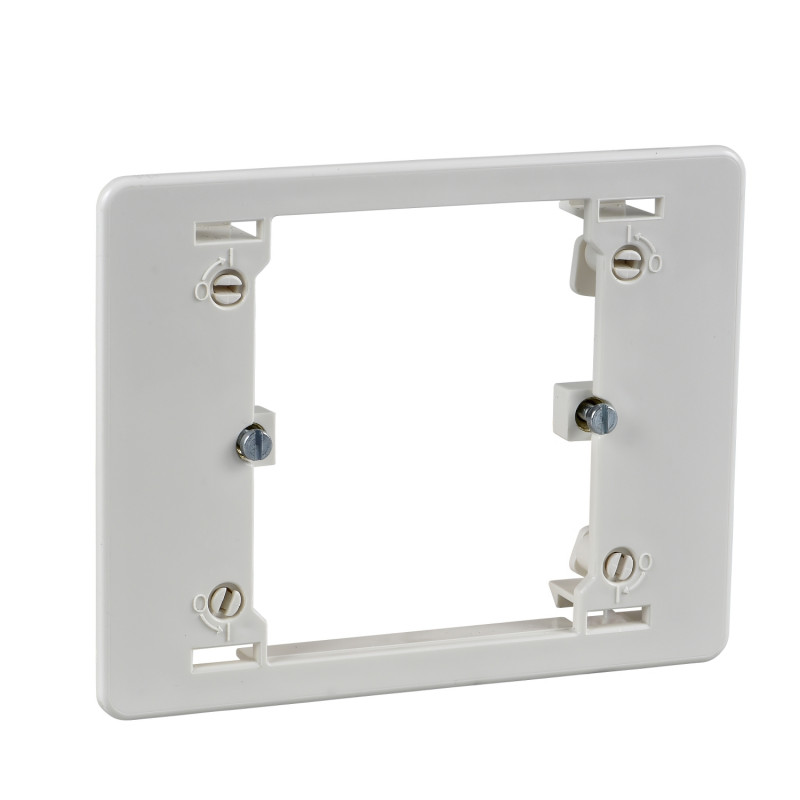 Суппорт одинарный Schneider Electric Ultra пластик белый ETK10194