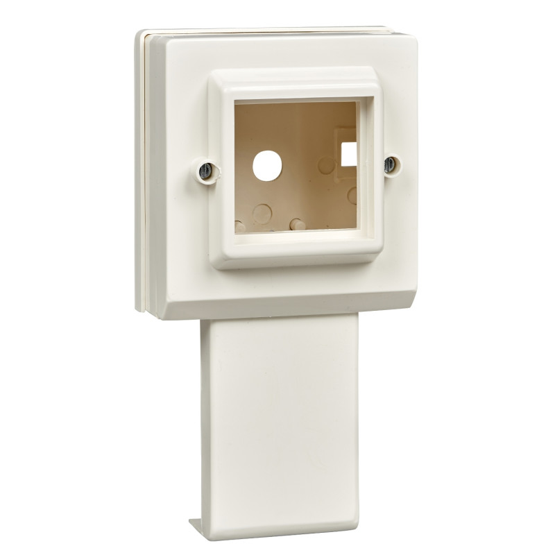 Коробка установочная под розетки Schneider Electric Ultra W45 1-модульная пластик белый ETK20598