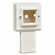Коробка установочная под розетки Schneider Electric Ultra W45 1-модульная пластик белый ETK20598