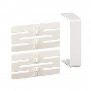 Накладка на стык для кабель-канала Schneider Electric OptiLine 45 95х55 мм пластик белый ISM10206P
