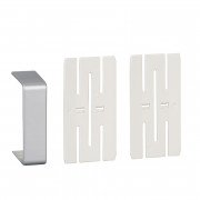 Накладка на стык для кабель-канала Schneider Electric OptiLine 45 185х55 мм под алюминий ISM10556