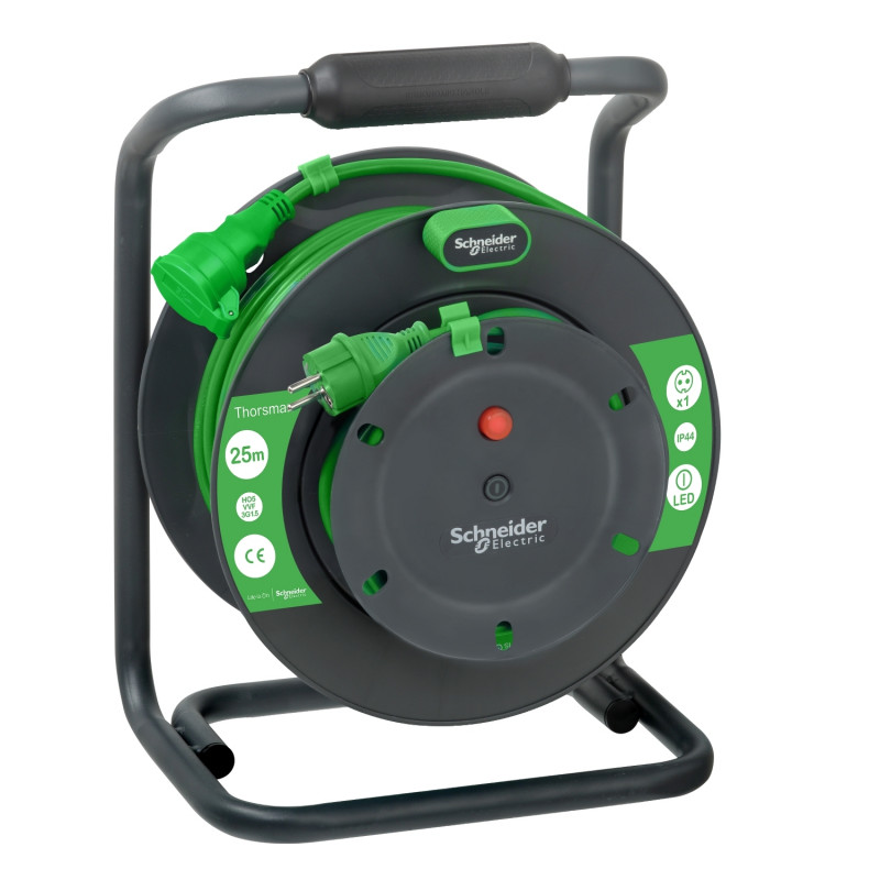 Подовжувач на котушці Schneider Electric Thorsman 25 м 3х1,5 IP44 IMT33151