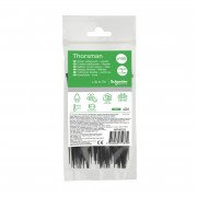 Кабельна стяжка Schneider Electric Thorsman 120х2, 5 мм чорний 100 шт IMT46253