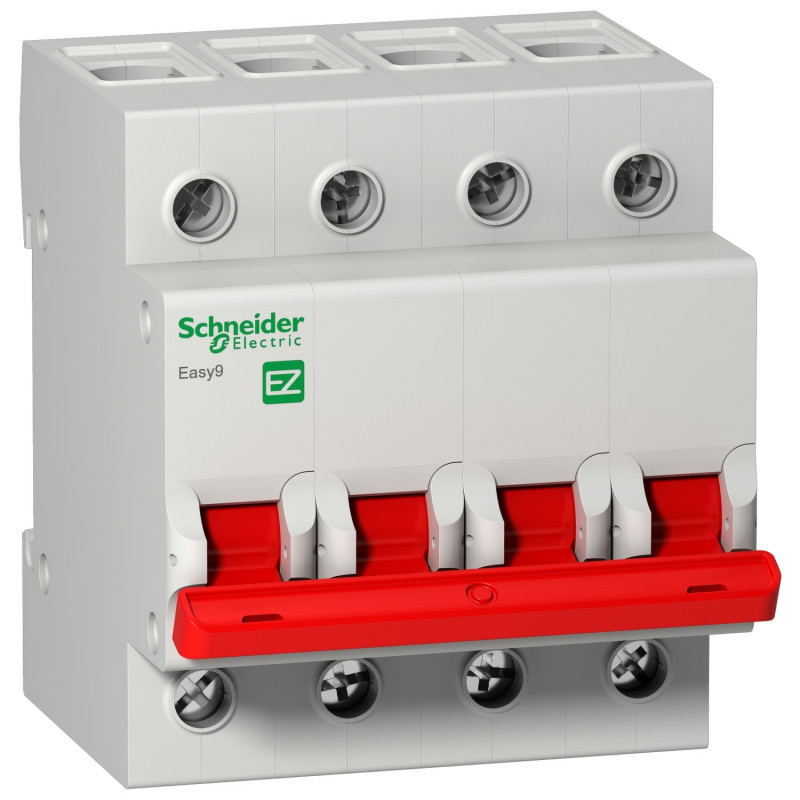 Вимикач навантаження Schneider Electric Easy9 4P 63А І-О 400 В EZ9S16463